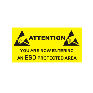 Entering ESD Area - Rigid Sign
