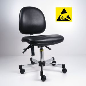 Ergonomic Extra Comfort Style ESD Vinyl Chair